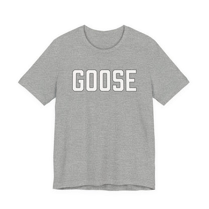 Goose Zip Code White & Black Unisex Jersey Short Sleeve T-Shirt