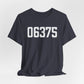 06375 - New London Connecticut Zip Code - Unisex Jersey Short Sleeve Tee