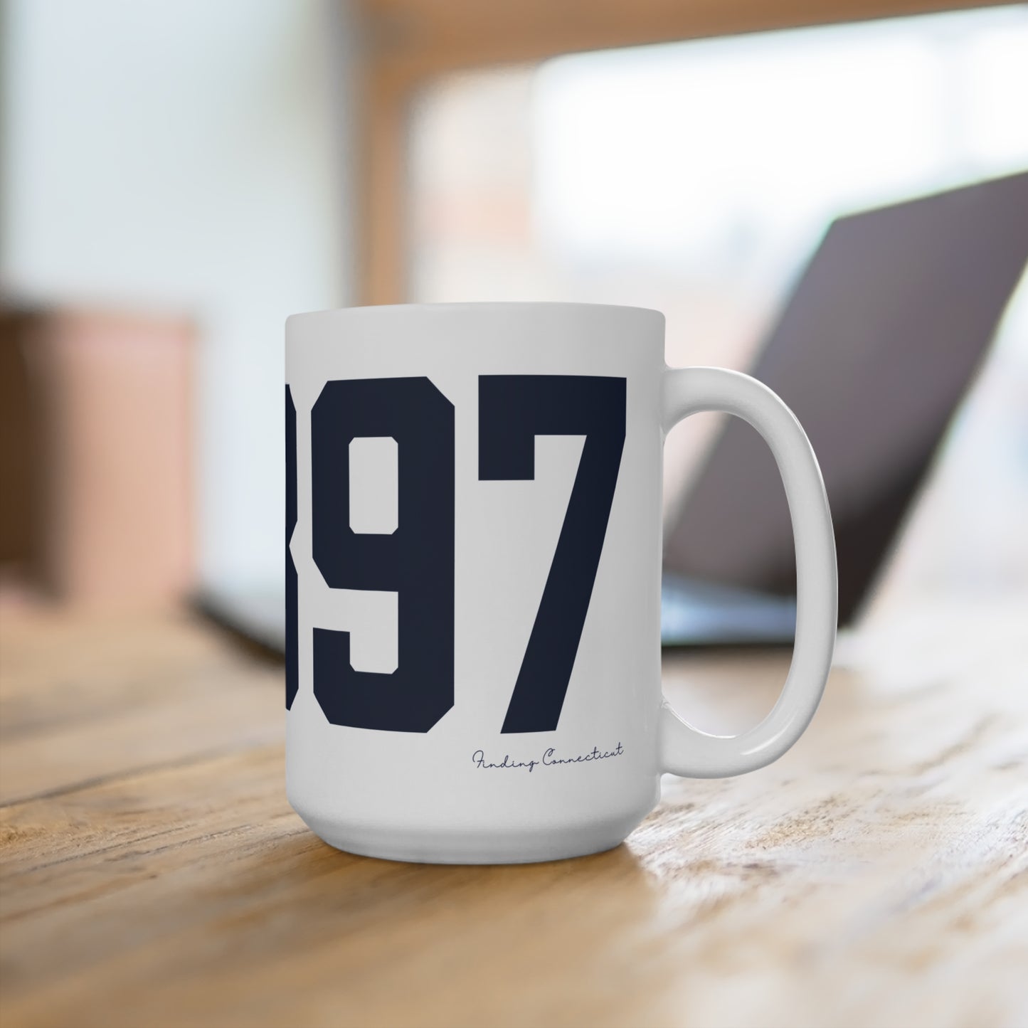 06897 Wilton Connecticut Zip Code Mug 15oz
