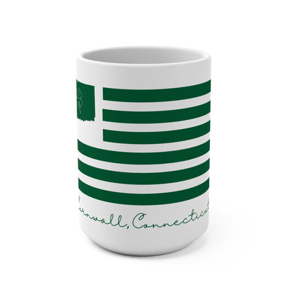 Cornwall Connecticut St. Patrick’s Day Flag Mug 15oz