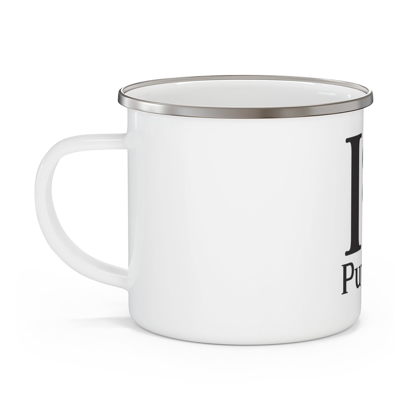 I Clover Putnam Enamel Camping Mug