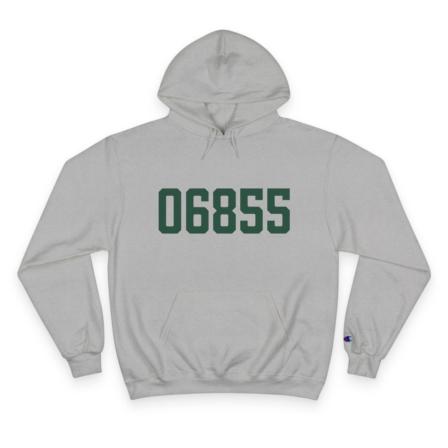 06855 Norwalk Connecticut Zip Code Champion Hoodie Sweatshirt
