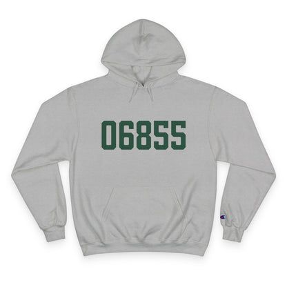 06855 Norwalk Connecticut Zip Code Champion Hoodie Sweatshirt