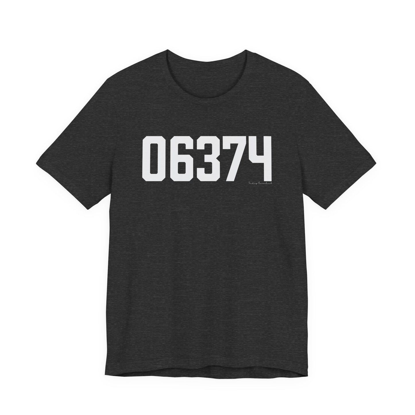 06374 Plainfield CT Zip Code Unisex Jersey Short Sleeve T-Shirt