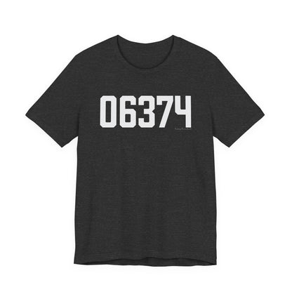 06374 Plainfield CT Zip Code Unisex Jersey Short Sleeve T-Shirt