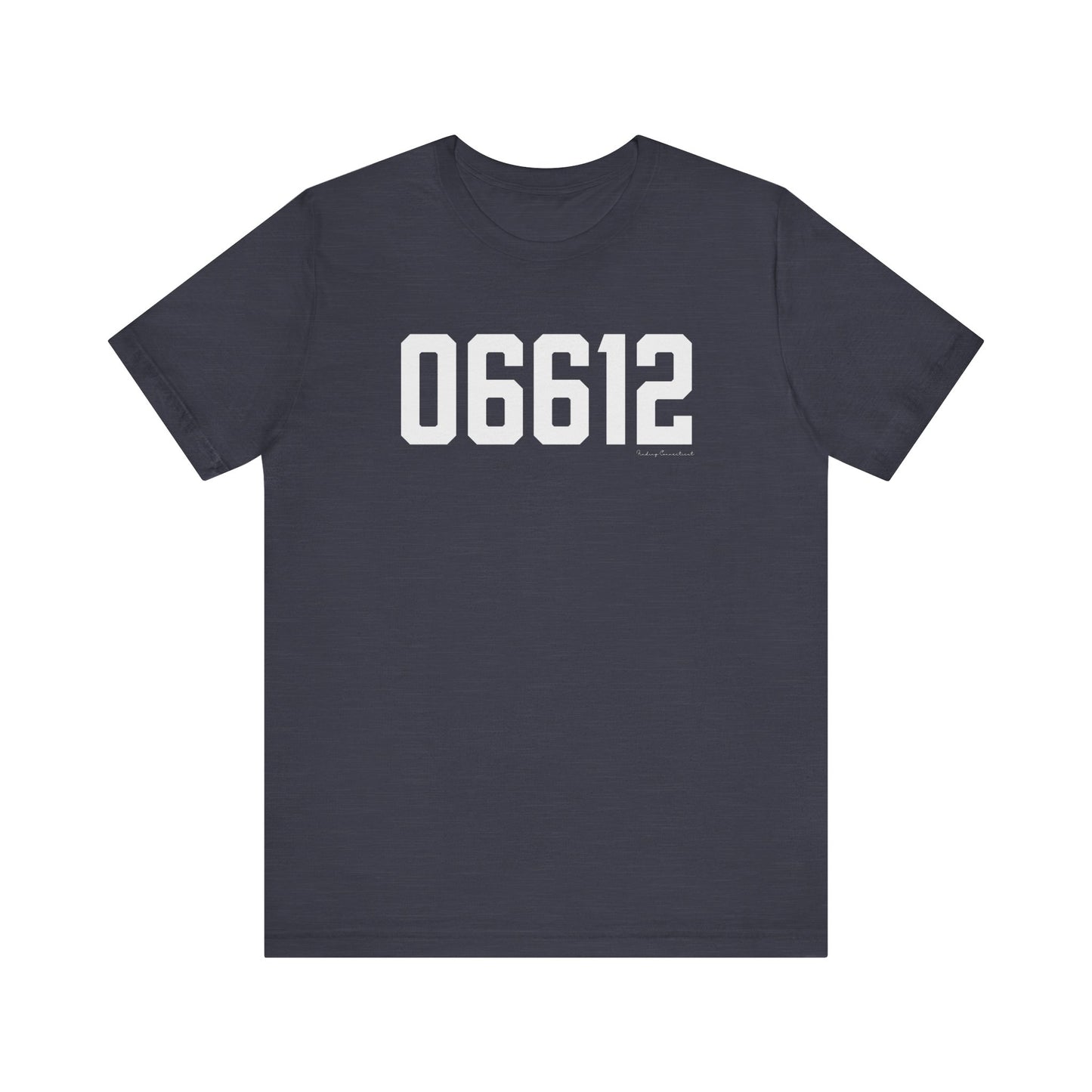 06612 Easton CT Zip Code Unisex Jersey Short Sleeve T-Shirt