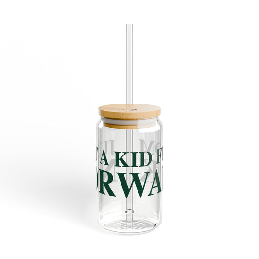 Just a kid from Norwalk Sipper Glass, 16oz