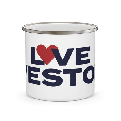 Love Weston Enamel Camping Mug
