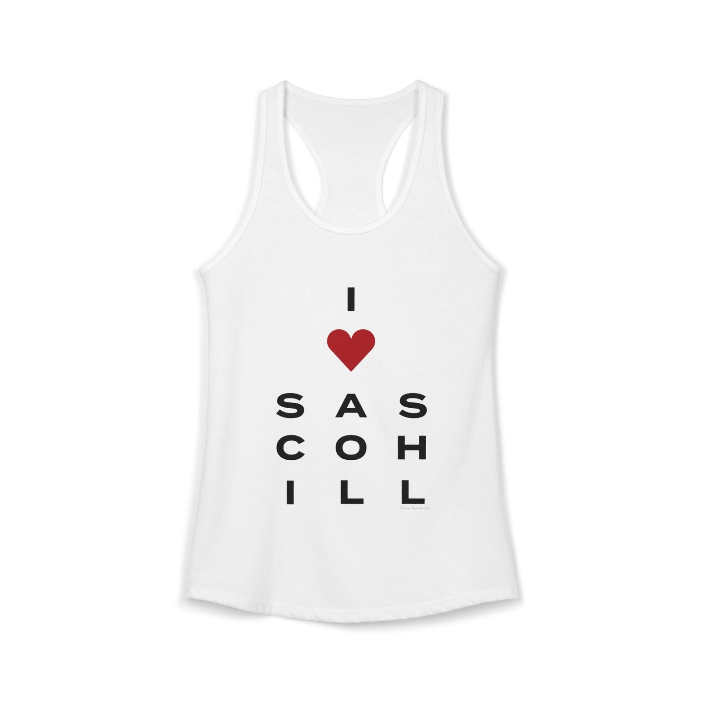 Sasco Hills Vision Women's Ideal Racerback Tank Top