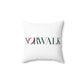 41 Tilt Norwalk Spun Polyester Square Pillow