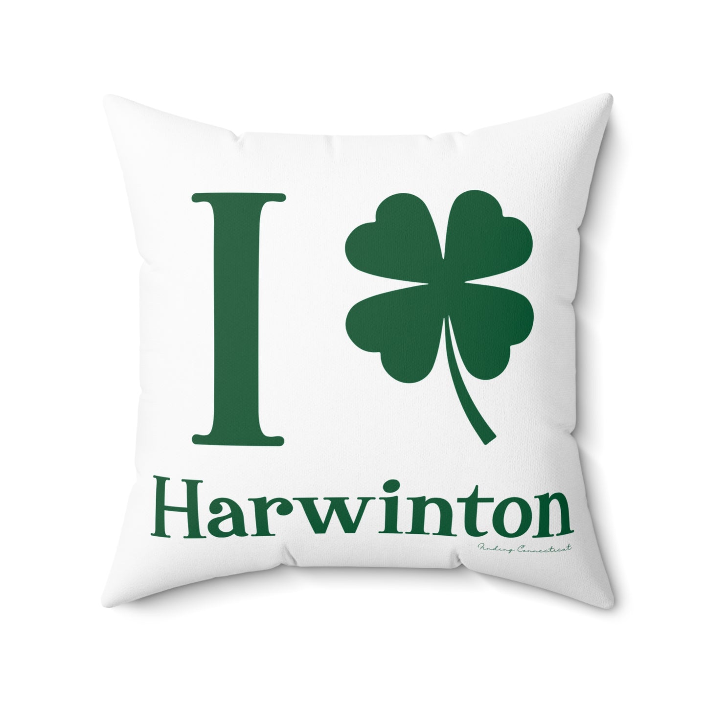 I Clover Harwinton Spun Polyester Square Pillow