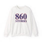 860 Storrs Red, White & Blue Unisex Heavy Blend™ Crewneck Sweatshirt