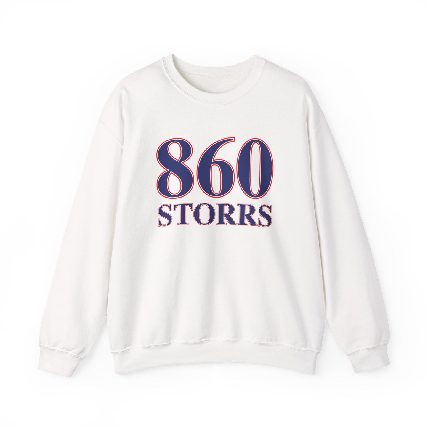 860 Storrs Red, White & Blue Unisex Heavy Blend™ Crewneck Sweatshirt