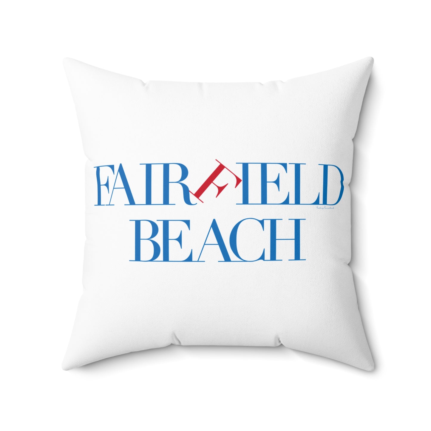41 Tilt Fairfield Beach Spun Polyester Square Pillow