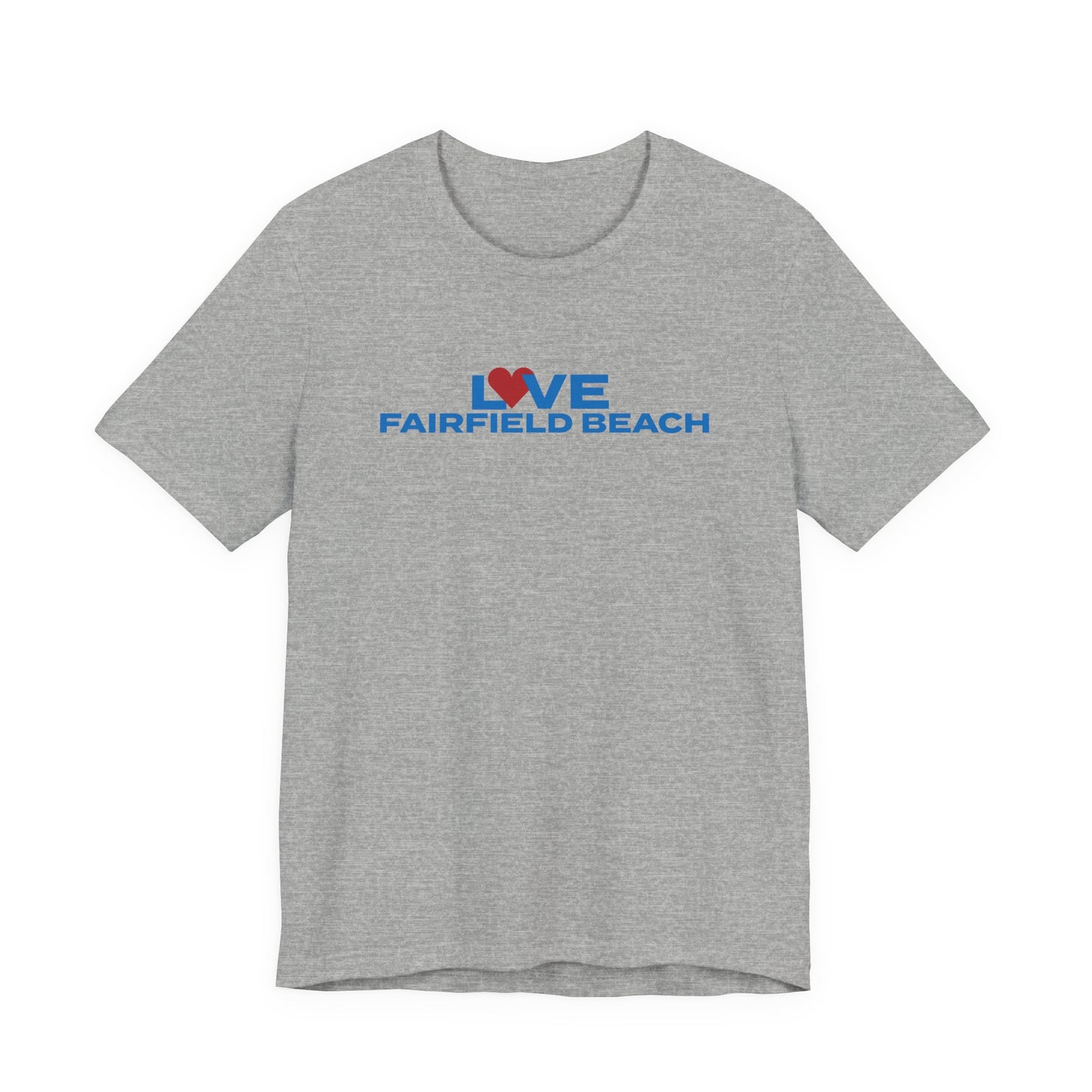 Love Fairfield Beach Unisex Jersey Short Sleeve T-Shirt