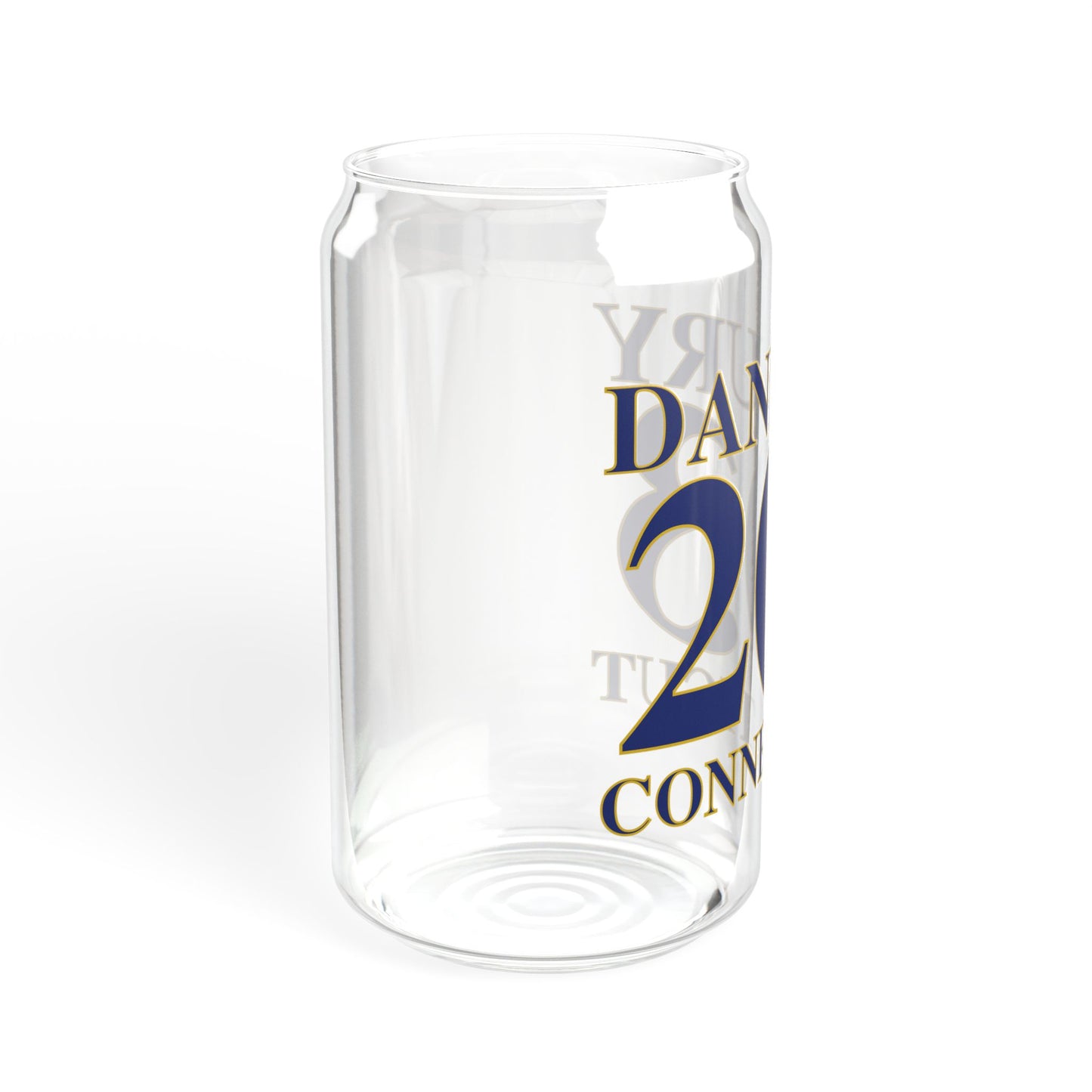 Danbury 203 Connecticut Sipper Glass, 16oz