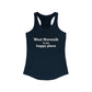 West Norwalk is My Happy Place Women's Ideal Racerback Tank Top