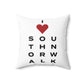 South Norwalk Vision Spun Polyester Square Pillow