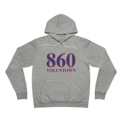 860 Voluntown Red White & Blue Unisex Sponge Fleece Pullover Hoodie