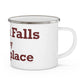 Beacon Falls is My Happy Place Enamel Camping Mug