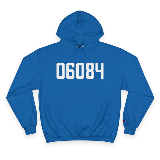 06084 Tolland CT Zip Code Champion Hoodie