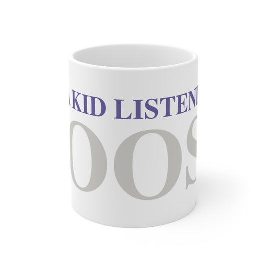 Just a kid Listening  to Goose - Gray and Purple Mug 11oz