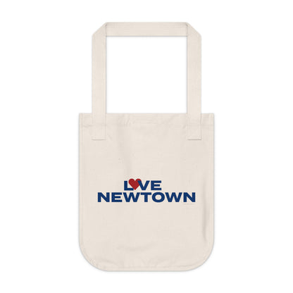 Love Newtown Organic Canvas Tote Bag