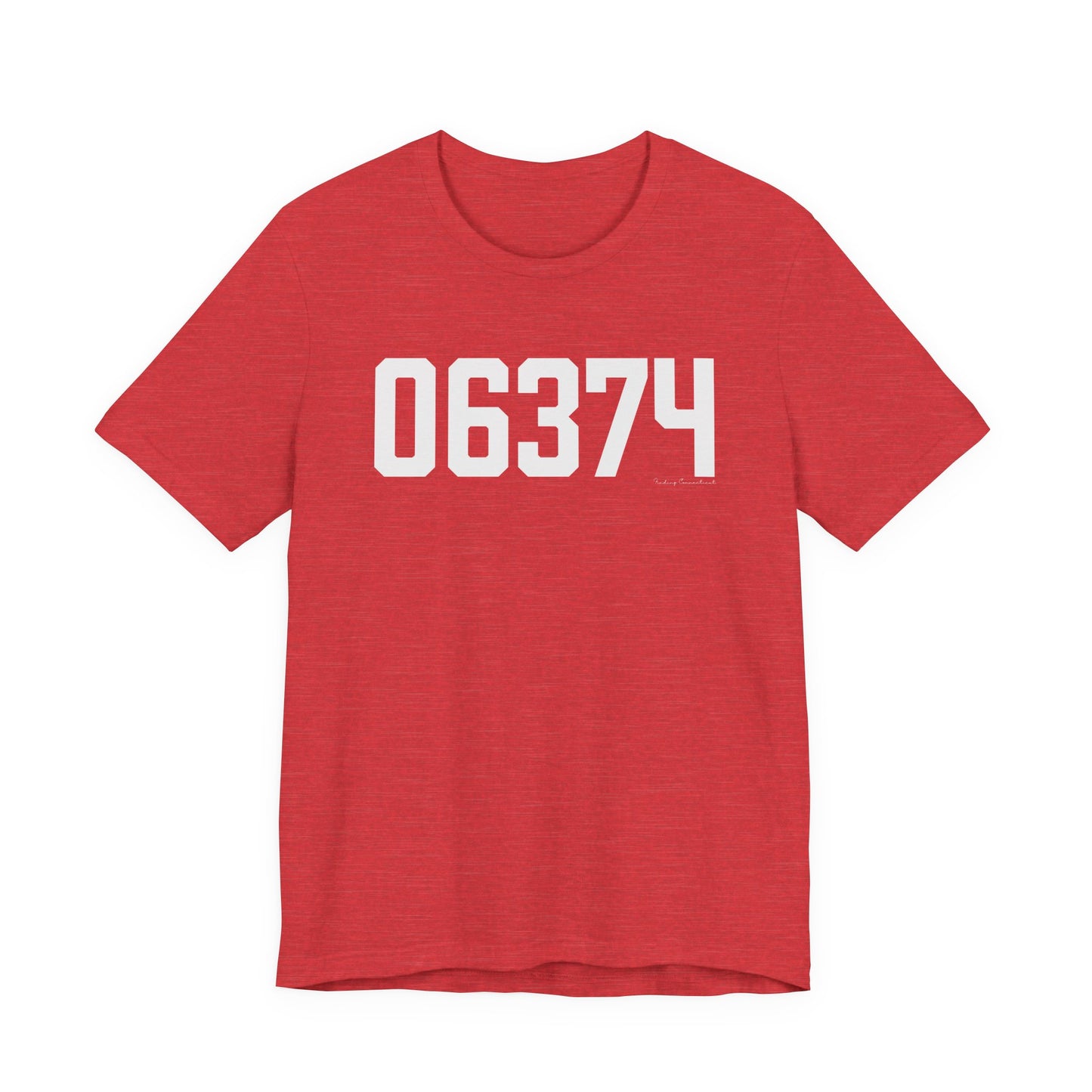 06374 Plainfield CT Zip Code Unisex Jersey Short Sleeve T-Shirt