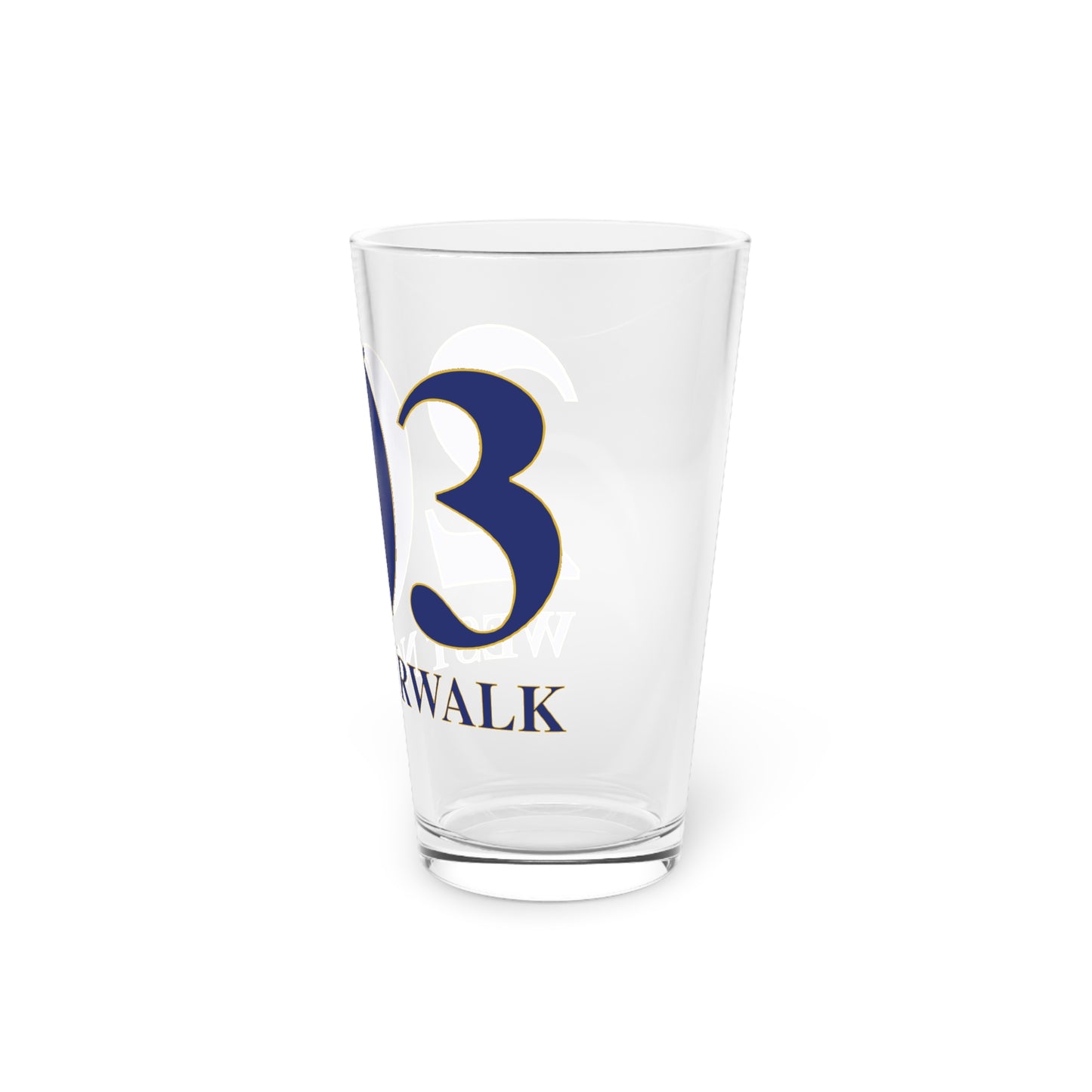 203 West Norwalk Pint Glass, 16oz