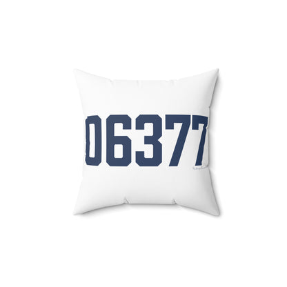 06377 Sterling Connecticut Zip Code Spun Polyester Square Pillow