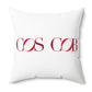 41 Tilt Cos Cob Spun Polyester Square Pillow