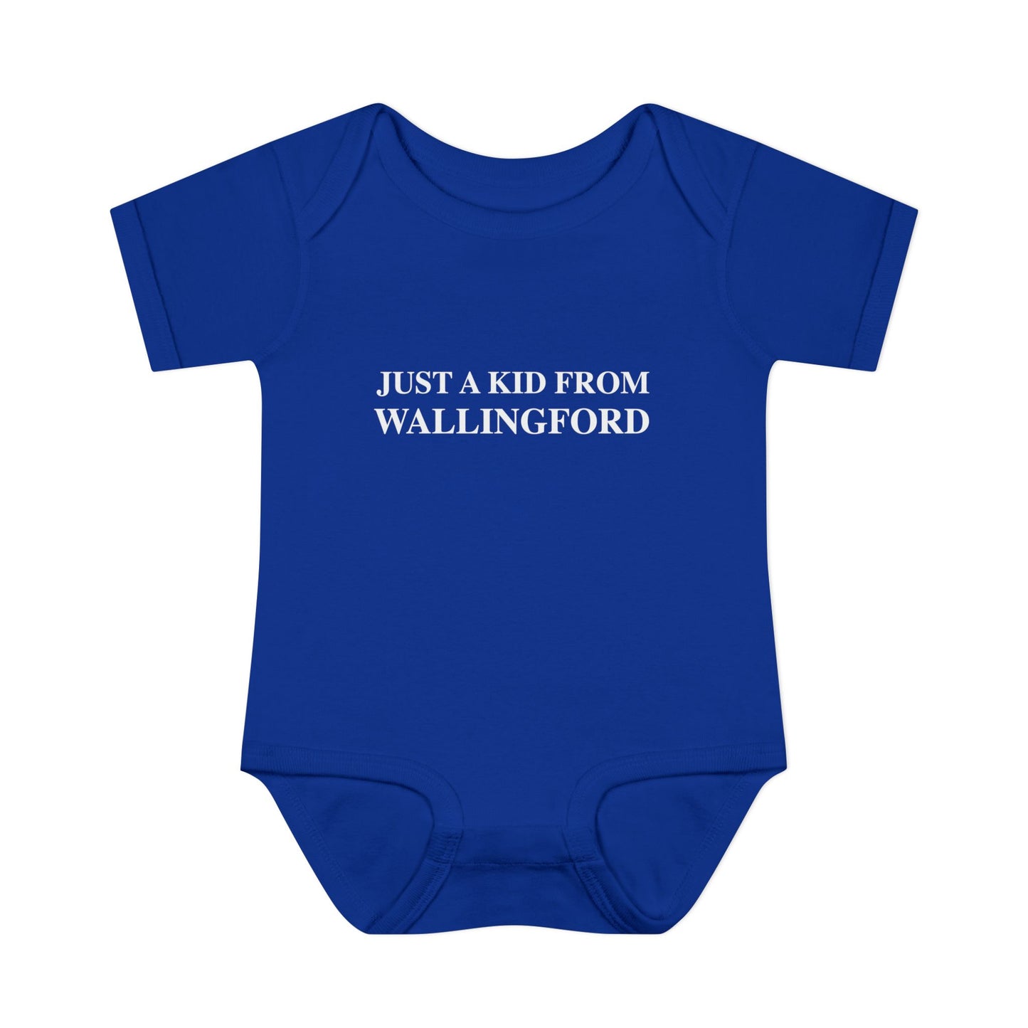 Just a kid from Wallingford Infant Baby Rib Bodysuit