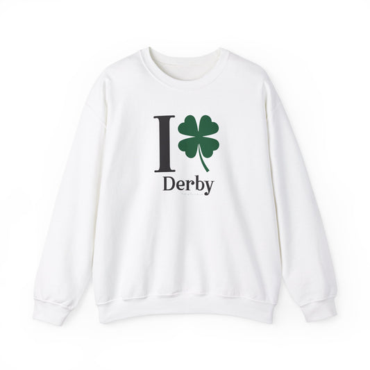 I Clover Derby Unisex Heavy Blend™ Crewneck Sweatshirt