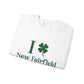 I Clover New Fairfield (Green) Unisex Heavy Blend™ Crewneck Sweatshirt