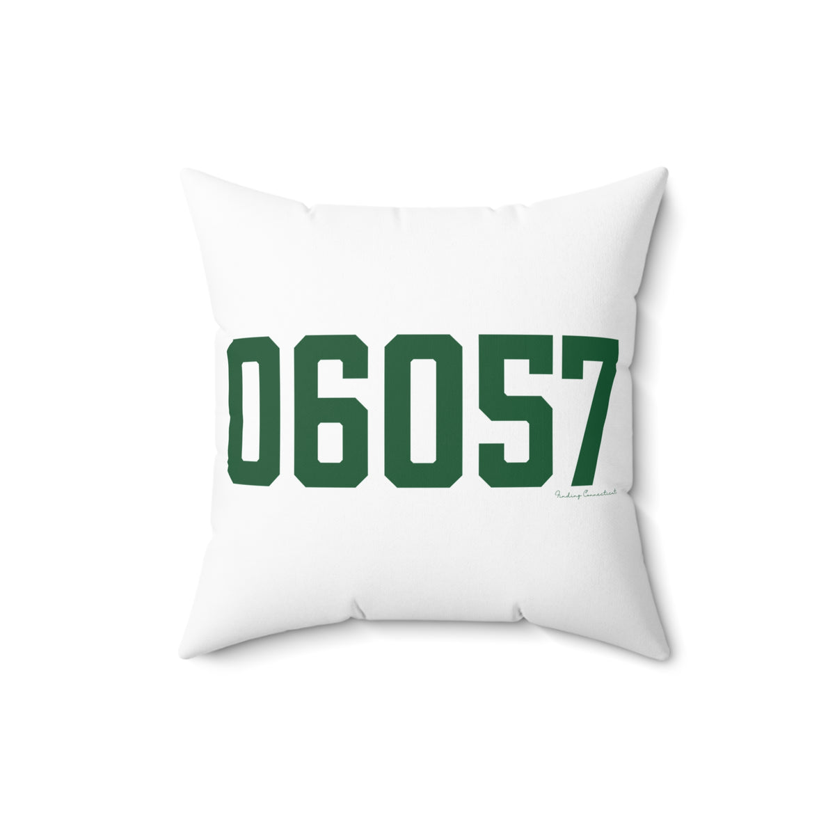 06057 New Hartford Connecticut Zip Code Polyester Square Pillow