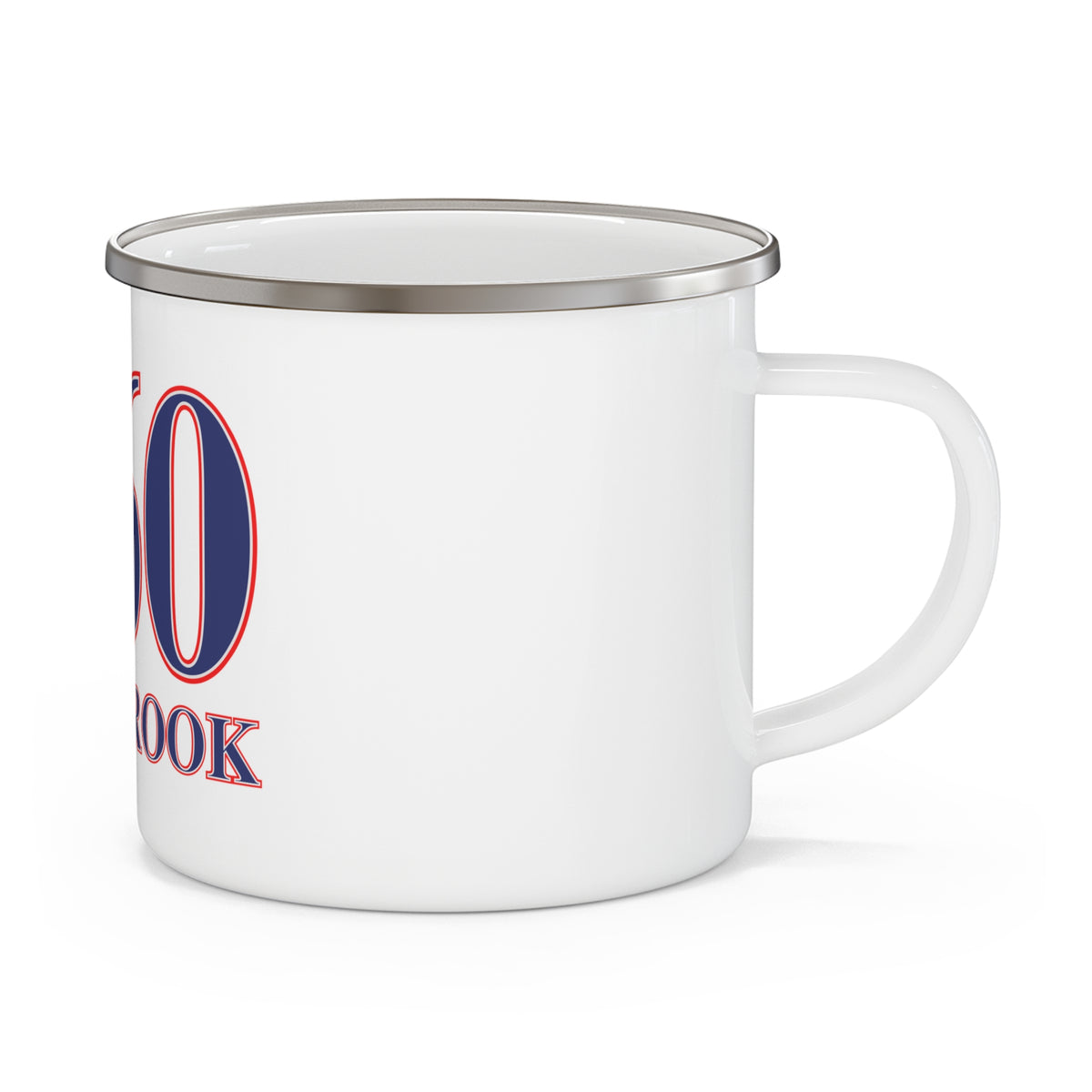 860 Westbrook Red, White & Blue Enamel Camping Mug
