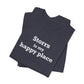 Storrs Is My Happy Place Unisex Jersey Short Sleeve T-Shirt
