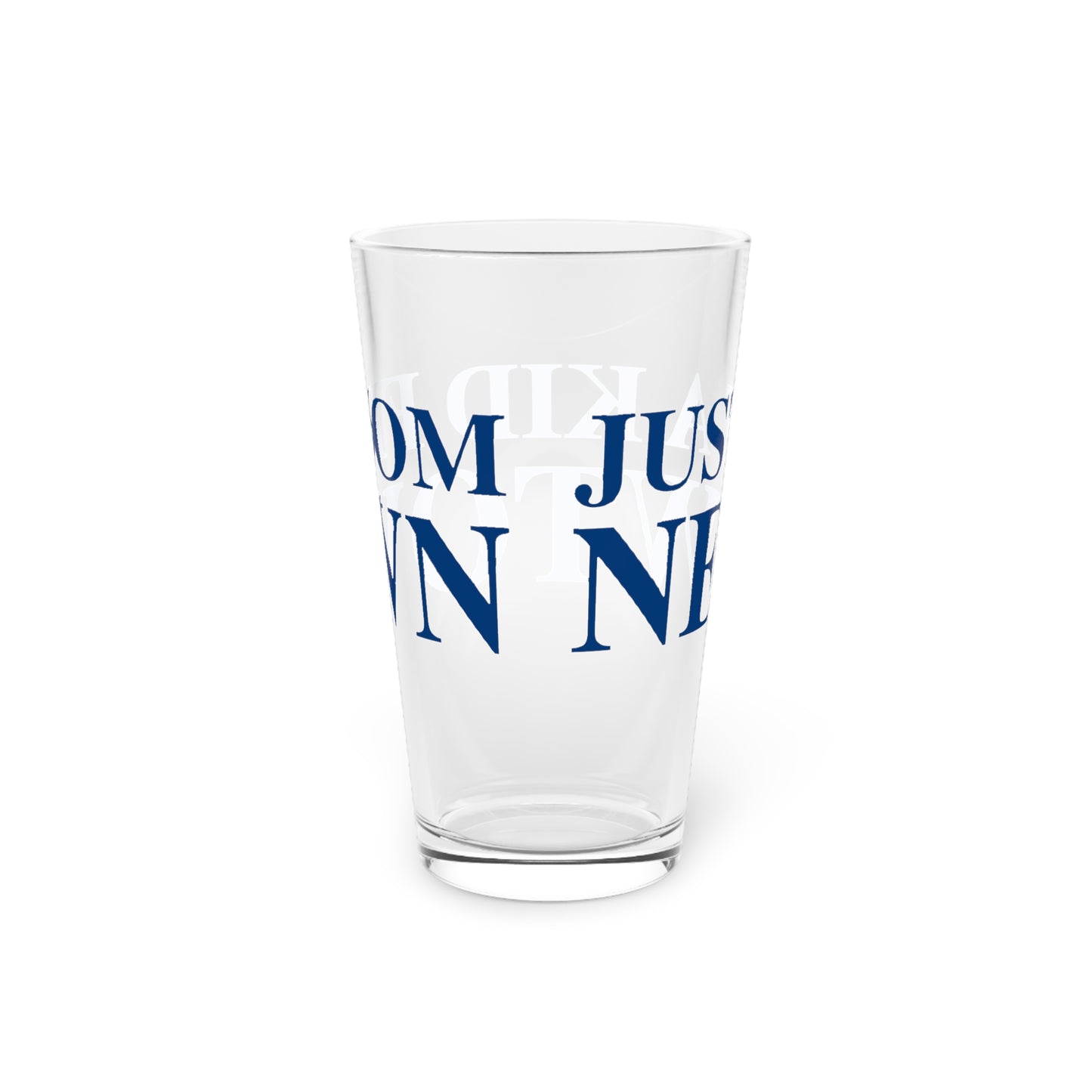 Just a kid from Newtown Pint Glass, 16oz