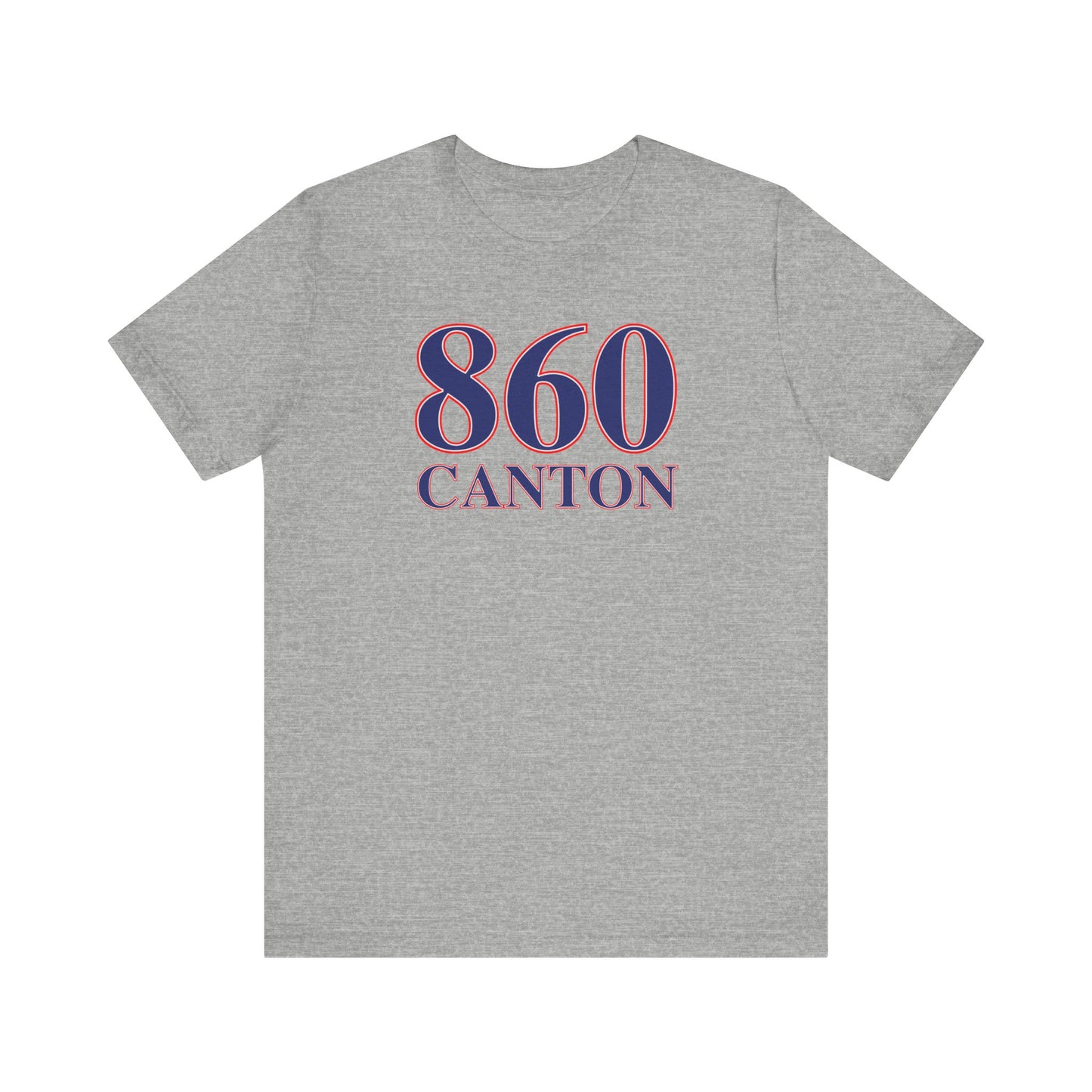 860 Canton Red White & Blue Unisex Jersey Short Sleeve T-Shirt