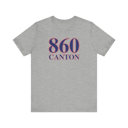 860 Canton Red White & Blue Unisex Jersey Short Sleeve T-Shirt