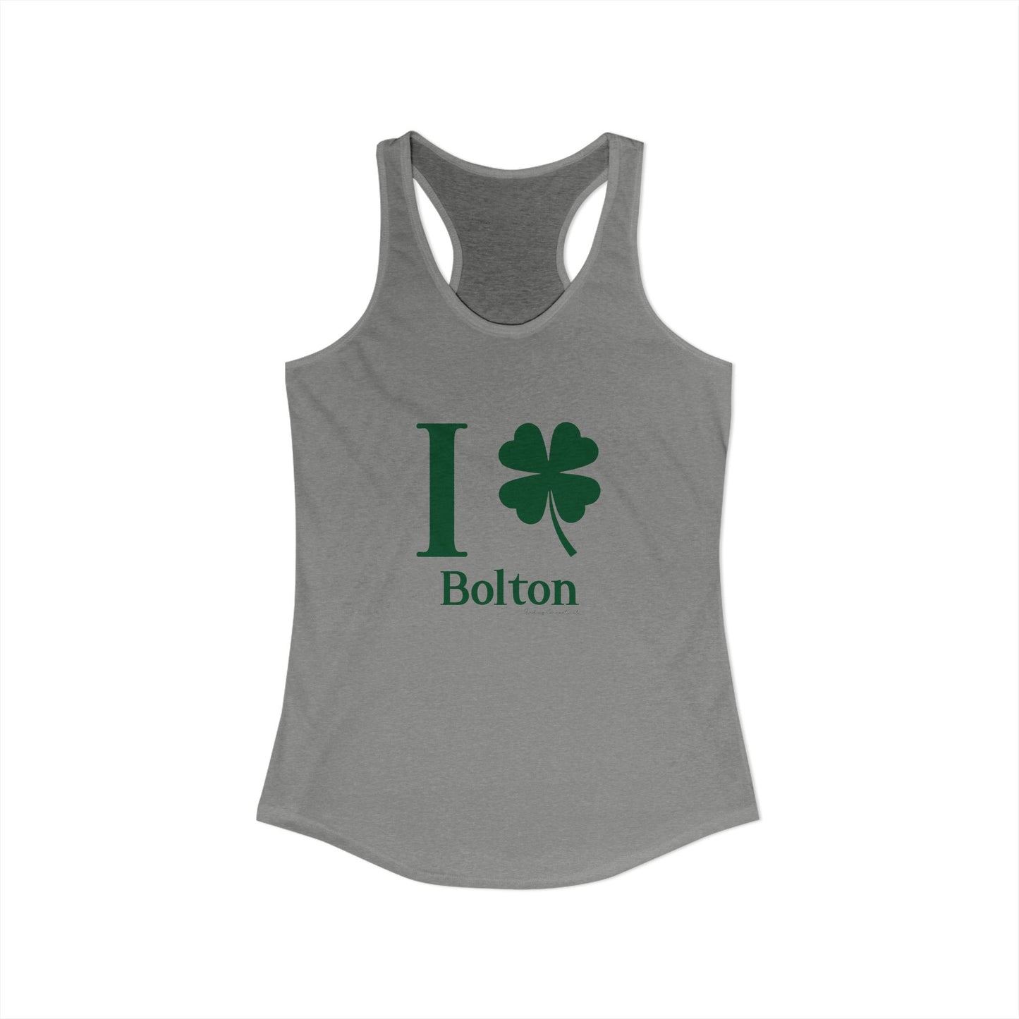 I Clover Bolton Women's Ideal Racerback Tank Top