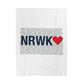 Norwalk Love Velveteen Plush Blanket