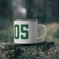 06605 Bridgeport Connecticut Zip Code Enamel Camping Mug