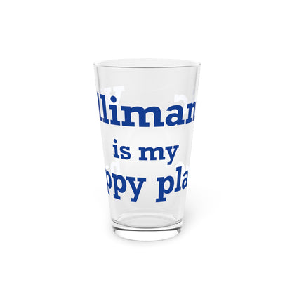 Willimantic is My Happy Place Pint Glass, 16oz