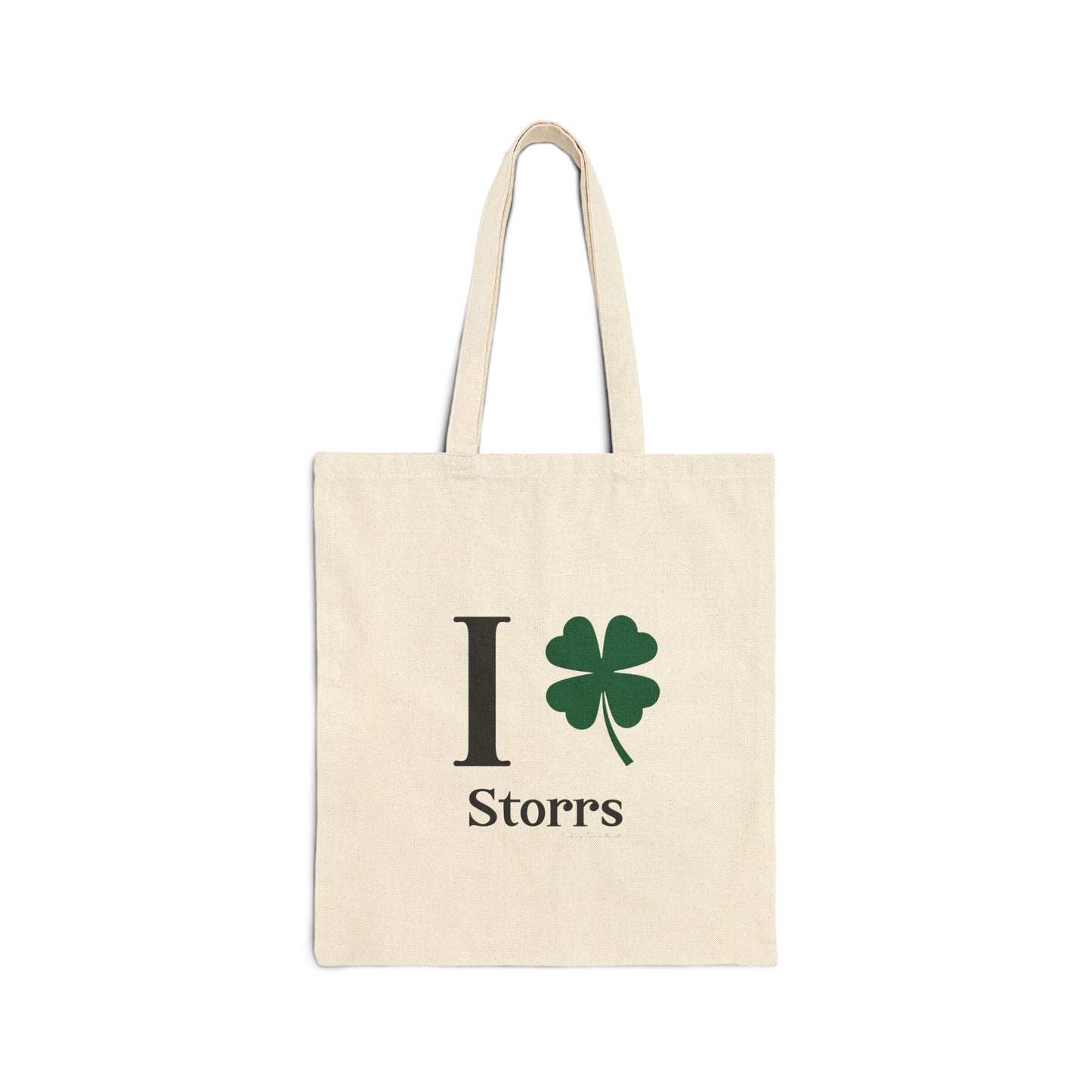 I Clover Storrs Cotton Canvas Tote Bag