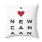 New Canaan Vision Spun Polyester Square Pillow