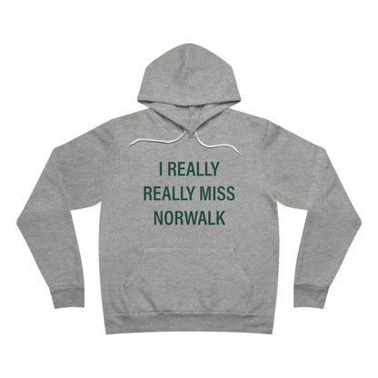 I Really Really Miss Norwalk  Unisex Sponge Fleece Pullover Hoodie
