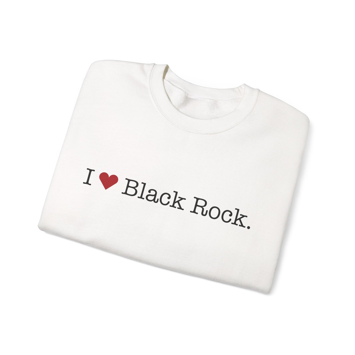 I Heart Black Rock. Unisex Heavy Blend™ Crewneck Sweatshirt