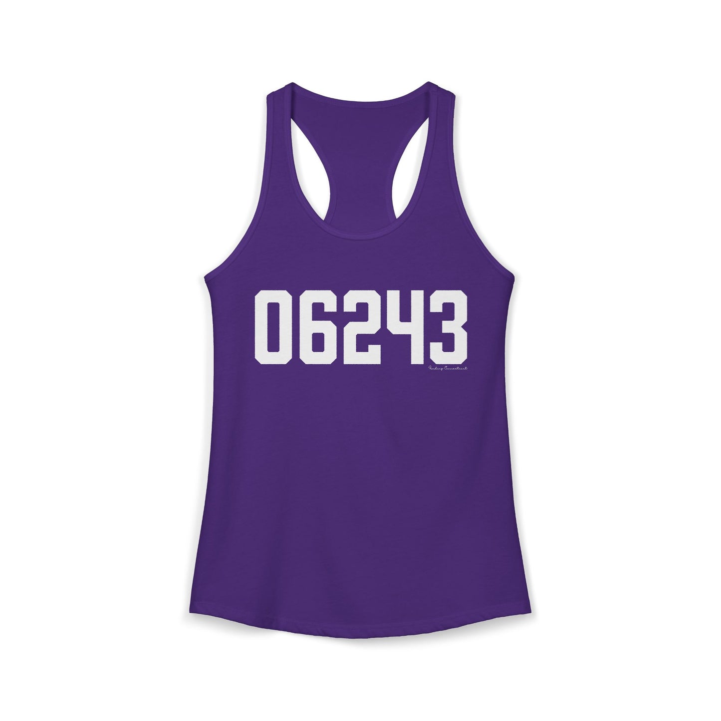 06243 Killingly  CT Zip Code Women's Ideal Racerback Tank Top