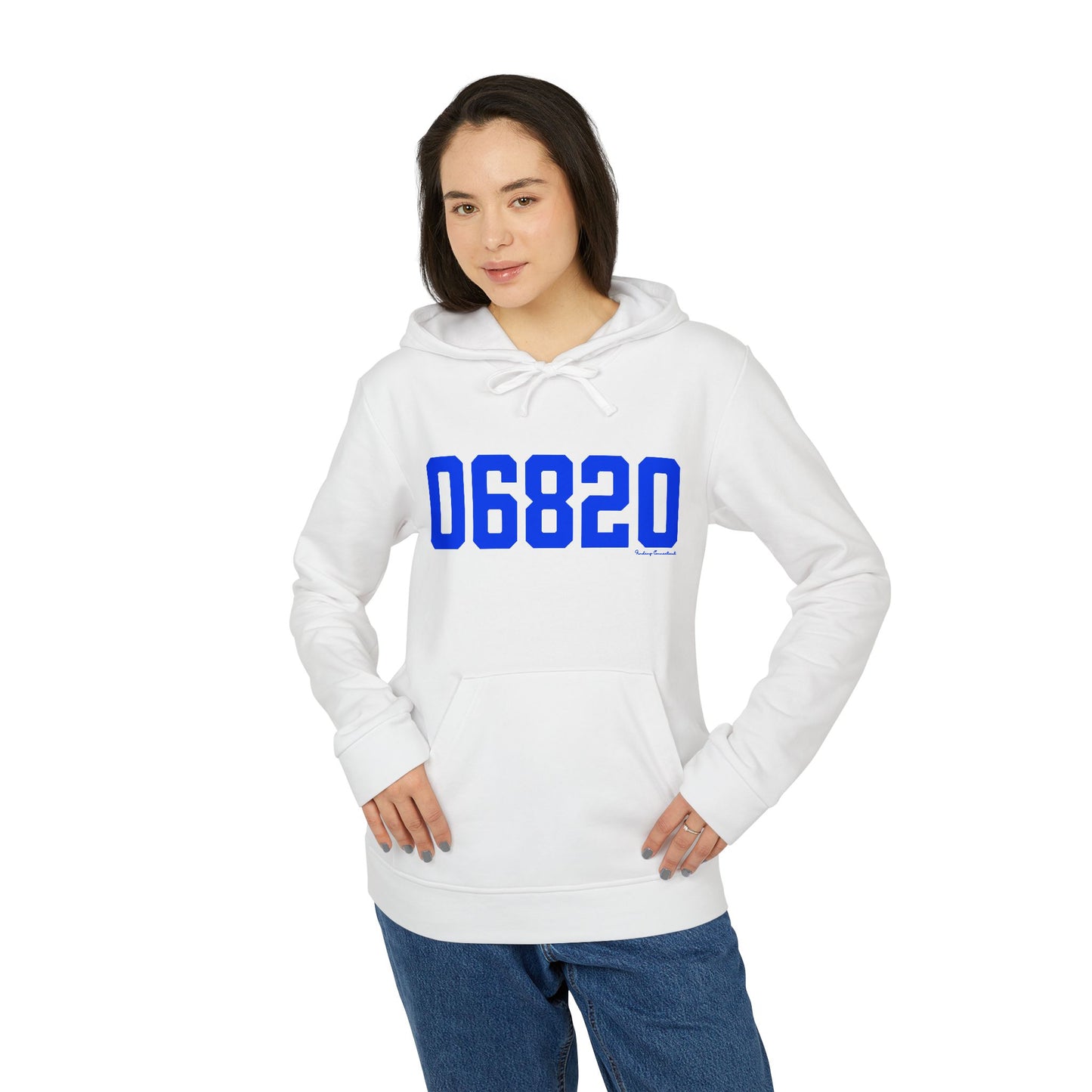 06820 - Darien Connecticut Zip Code adidas Unisex Fleece Hoodie